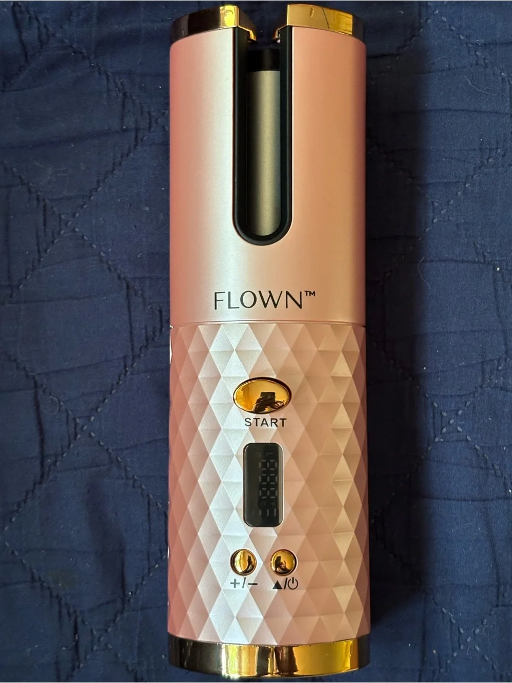 Pro Rose Gold Automatic Hair Curler with Heat Protectant Spray